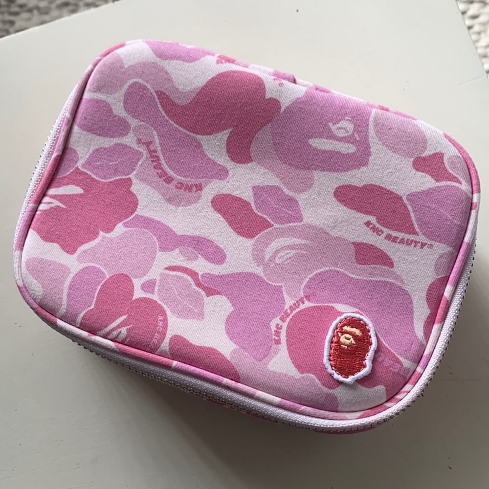 Bape x KNC beauty collab amenity pouch (does not include cosmetics. Pouch only)